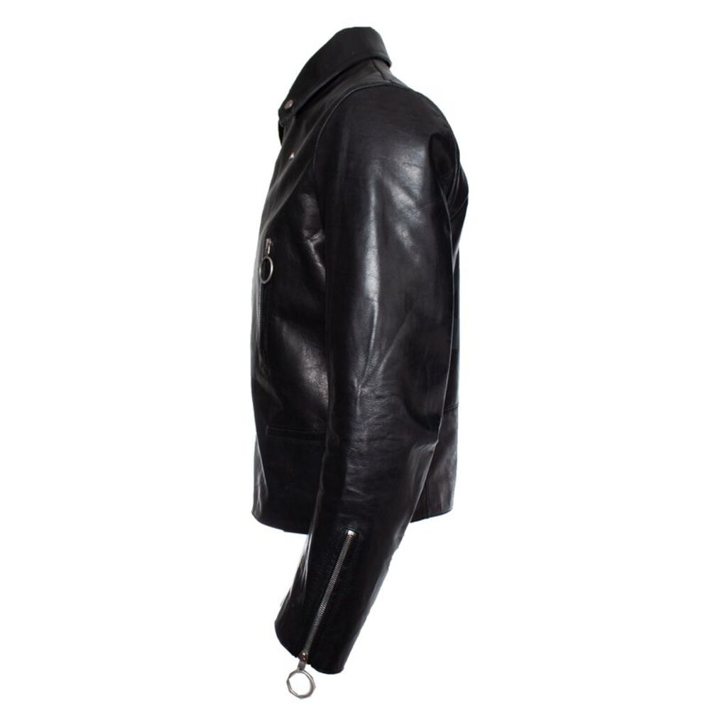 Off-White Leather Biker Jacket - image 5